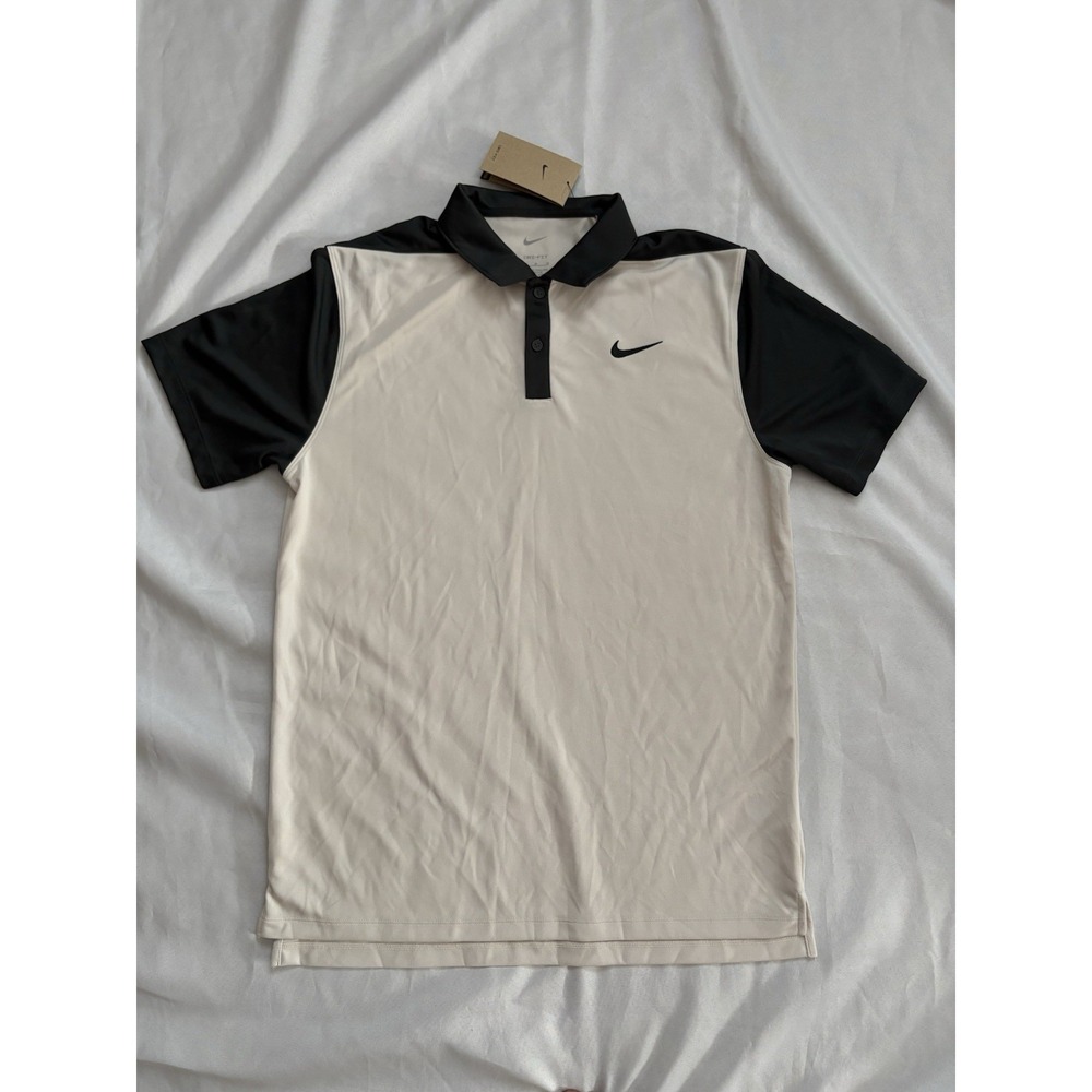 NEW  Nike Tour Men's Dri-FIT Victory + Golf Polo HM5637-104 Men's Size Medium